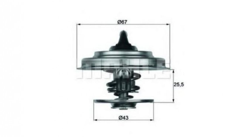 Termostat,lichid racire Ssang Yong Korando (1996-2006) [KJ] #3 0012039175