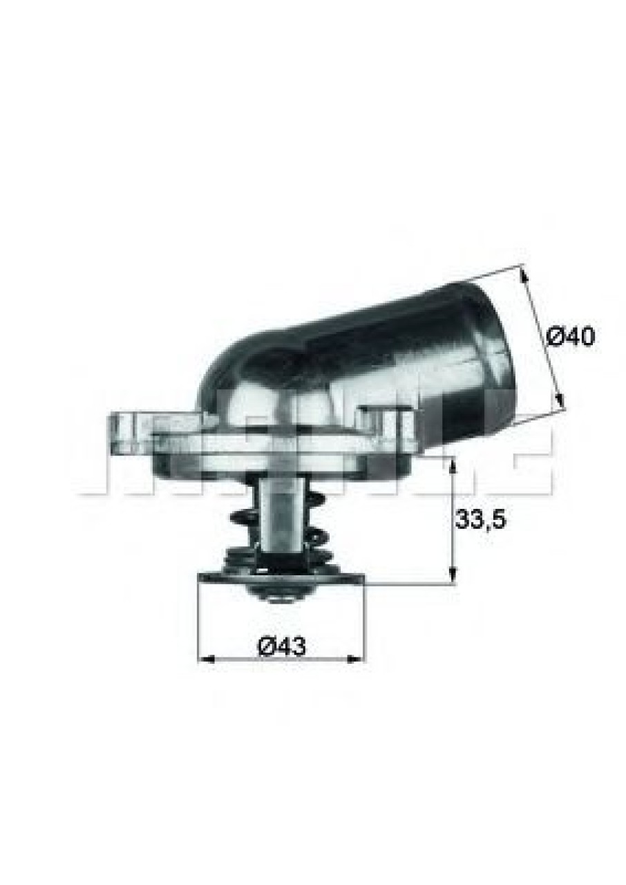 Termostat,lichid racire SSANGYONG MUSSO (FJ) (1993 - 2016) MAHLE ORIGINAL TI 22 87 piesa NOUA
