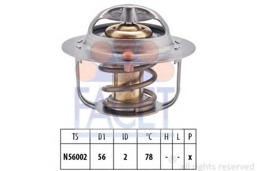 Termostat,lichid racire SUBARU LEGACY III Combi (BE, BH) (1998 - 2003) FACET 7.8397S piesa NOUA