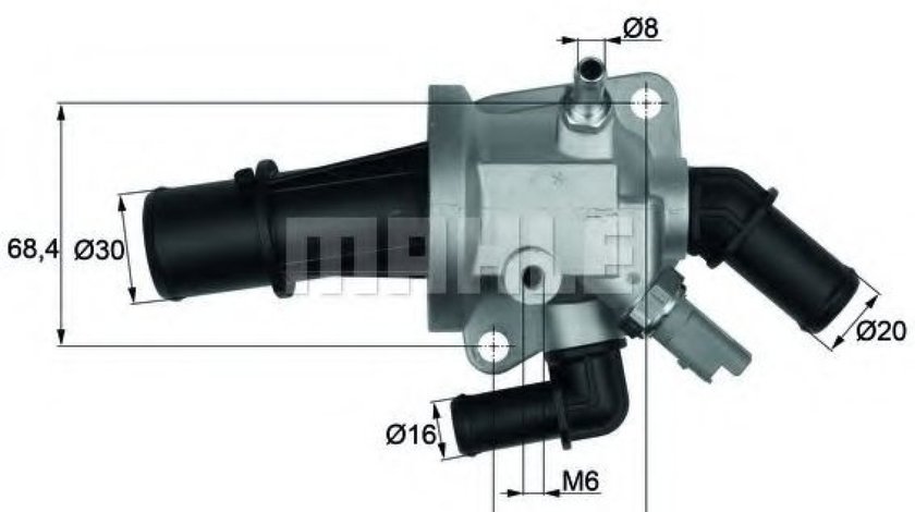 Termostat,lichid racire SUZUKI IGNIS II (2003 - 2016) MAHLE ORIGINAL TI 153 88 piesa NOUA