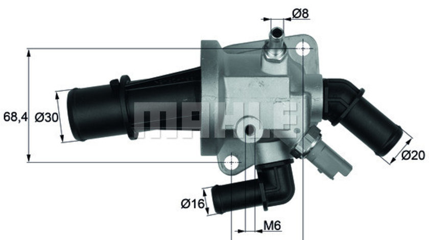 Termostat,lichid racire SUZUKI IGNIS II (MH) MAHLE TI 153 88