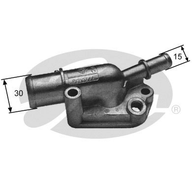 Termostat,lichid racire (TH09287G1 GATES) FIAT