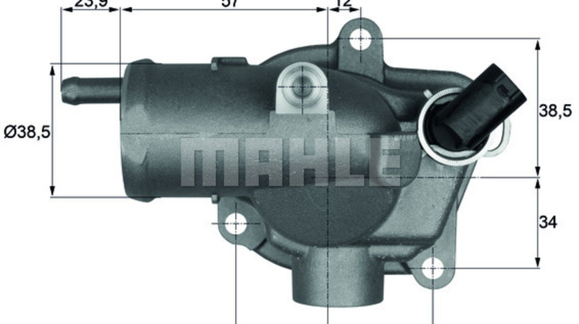 Termostat,lichid racire (TH1187 MAH) JEEP,MERCEDES-BENZ
