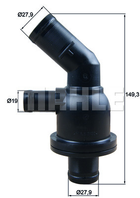 Termostat,lichid racire (TH5587 MAH) RENAULT,SMART