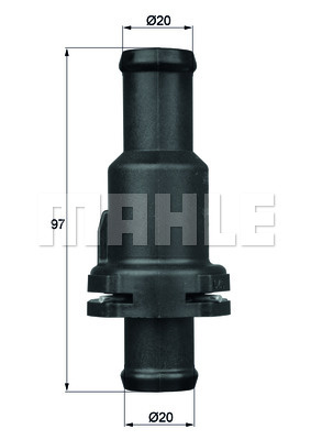 Termostat,lichid racire (TH580 MAH) AUDI,SEAT,VW