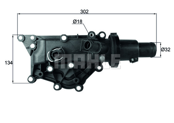 Termostat,lichid racire (TH5983 MAH) RENAULT