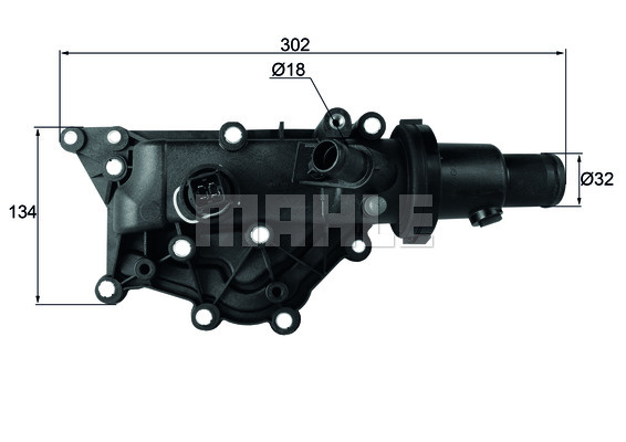 Termostat,lichid racire (TH6089 MAH) RENAULT
