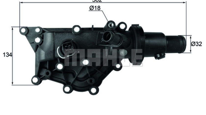 Termostat,lichid racire (TH6089 MAH) RENAULT