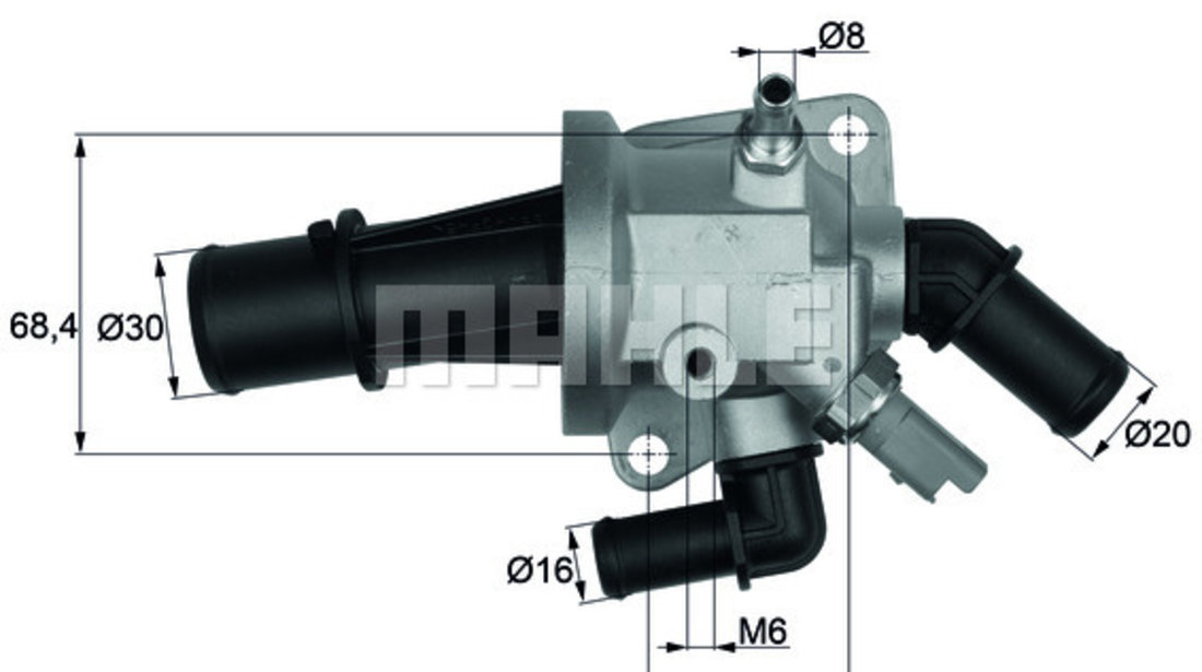 Termostat,lichid racire (TI15388 MAH) OPEL,SUBARU,SUZUKI,VAUXHALL