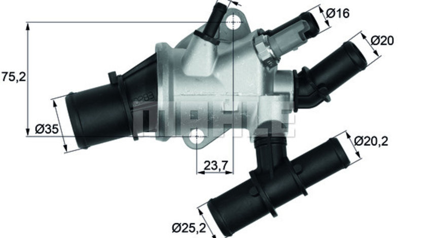 Termostat,lichid racire (TI15588 MAH) ALFA ROMEO,FIAT,LANCIA