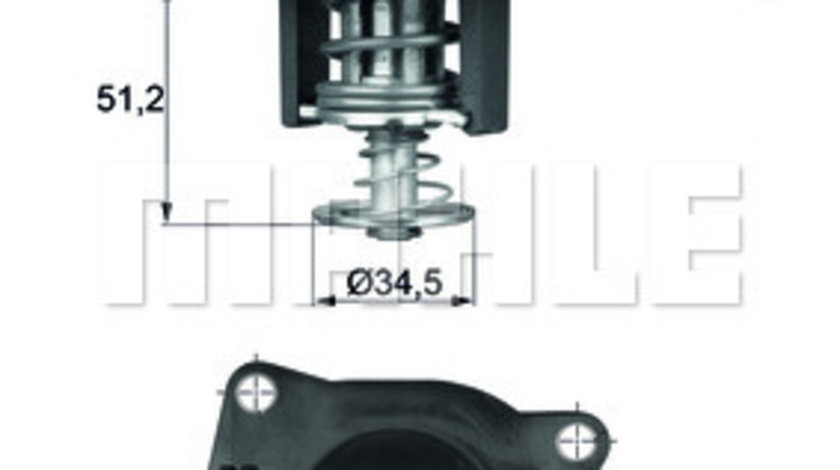 Termostat,lichid racire (TI17109 MAH) AUDI,VW