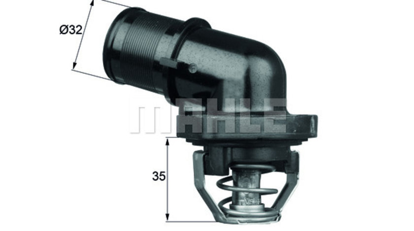 Termostat,lichid racire (TI18189 MAH) Citroen,PEUGEOT