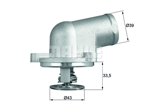 Termostat,lichid racire (TI20787D MAH) MERCEDES-BENZ