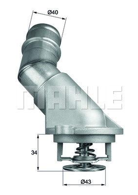 Termostat,lichid racire (TI21192D MAH) MERCEDES-BENZ