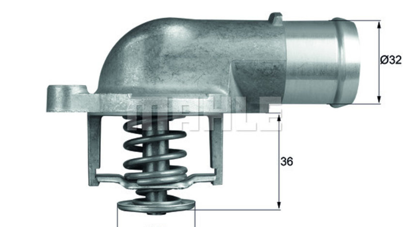 Termostat,lichid racire (TI21287D MAH) VW