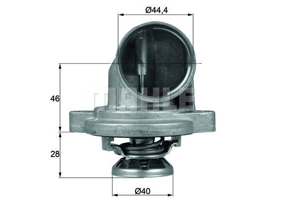 Termostat,lichid racire (TI2380 MAH) MERCEDES-BENZ