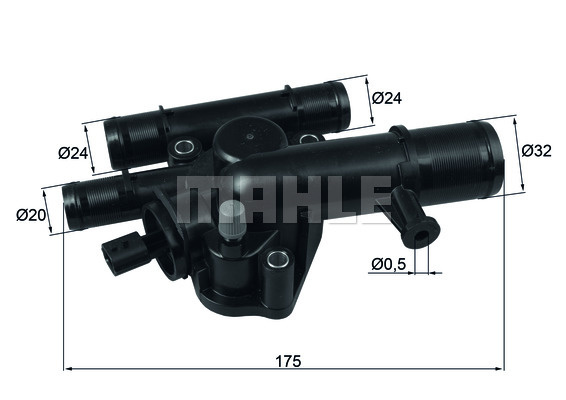 Termostat,lichid racire (TI24389 MAH) RENAULT