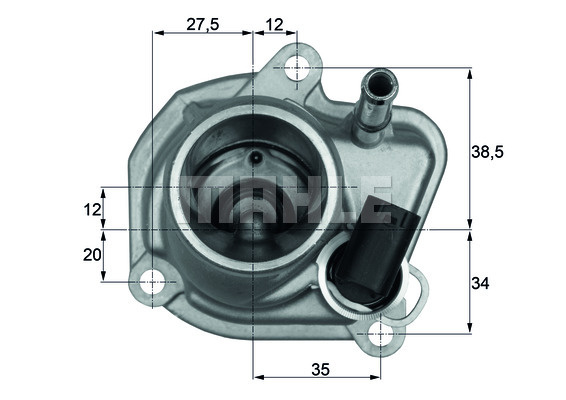 Termostat,lichid racire (TI2987 MAH) CHRYSLER