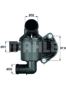 Termostat,lichid racire (TI3587 MAH) VW