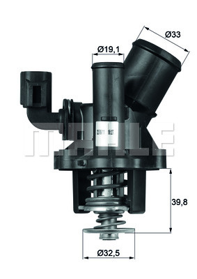 Termostat,lichid racire (TM1798 MAH) FORD