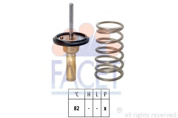Termostat,lichid racire TOYOTA AURIS (NRE15, ZZE15, ADE15, ZRE15, NDE15) (2006 - 2012) FACET 7.8823S piesa NOUA