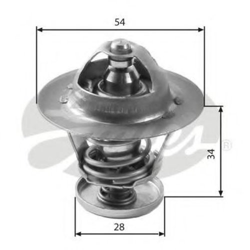 Termostat,lichid racire TOYOTA HILUX II pick-up (LN8, RN5, LN6, YN6, YN5, LN5, RN6) (1983 - 2005) GA...