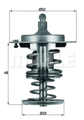 Termostat,lichid racire TOYOTA YARIS (P1) (1999 - 2005) MAHLE ORIGINAL TX 82 80D piesa NOUA