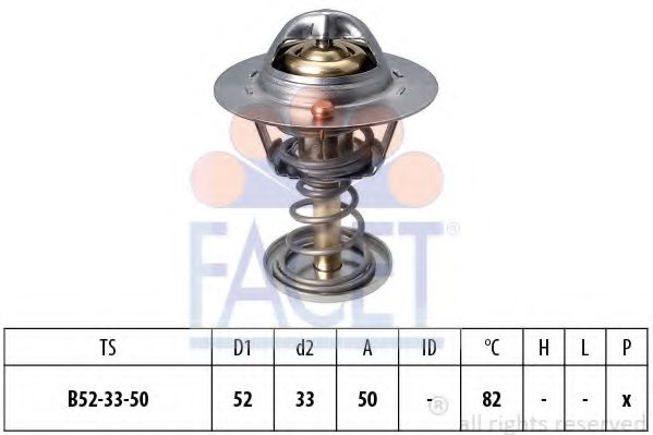 Termostat,lichid racire TOYOTA YARIS (P9) (2005 - 2013) FACET 7.8674S piesa NOUA