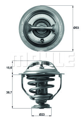 Termostat,lichid racire (TX11795D MAH) AUDI,VW