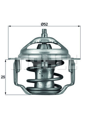 Termostat,lichid racire (TX6482 MAH) CHRYSLER,DAIHATSU,HONDA,HYUNDAI,INNOCENTI,MAZDA,MITSUBISHI,PROT...