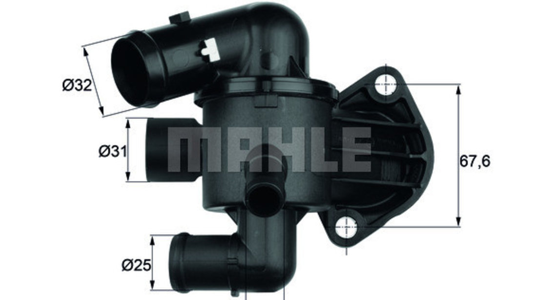 Termostat,lichid racire VW BEETLE (5C1, 5C2) MAHLE TI 33 87