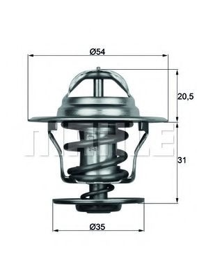 Termostat,lichid racire VW CADDY III Combi (2KB, 2KJ, 2CB, 2CJ) (2004 - 2016) MAHLE ORIGINAL TX 15 87D piesa NOUA