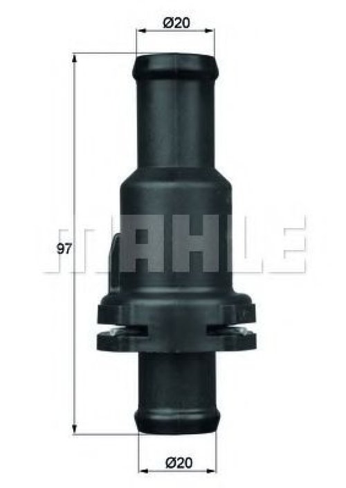 Termostat,lichid racire VW EOS (1F7, 1F8) (2006 - 2016) MAHLE ORIGINAL TH 5 75 piesa NOUA