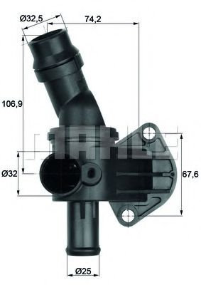 Termostat,lichid racire VW GOLF PLUS (5M1, 521) (2005 - 2013) MAHLE ORIGINAL TI 8 87 piesa NOUA
