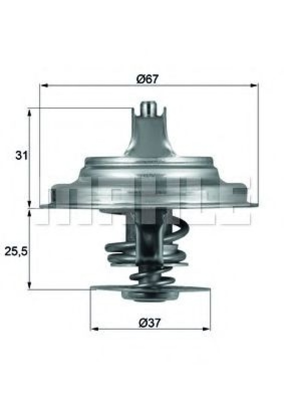 Termostat,lichid racire VW PASSAT (3B3) (2000 - 2005) MAHLE ORIGINAL TX 25 80D piesa NOUA