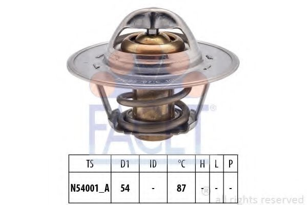 Termostat,lichid racire VW POLO (9N) (2001 - 2012) FACET 7.8268S piesa NOUA