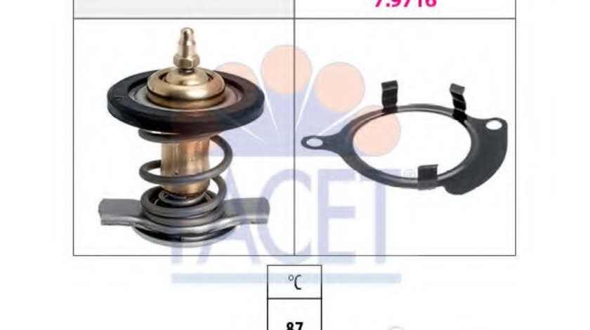 Termostat,lichid racire VW TOUAREG (7LA, 7L6, 7L7) (2002 - 2010) FACET 7.8820 piesa NOUA