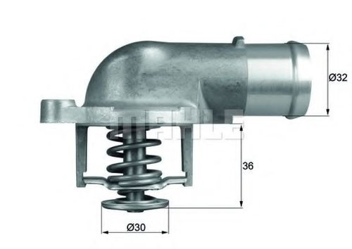 Termostat,lichid racire VW TRANSPORTER V caroserie (7HA, 7HH, 7EA, 7EH) (2003 - 2016) MAHLE ORIGINAL...