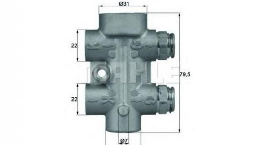 Termostat Mercedes M-CLASS (W164) 2005- #2 1645010065