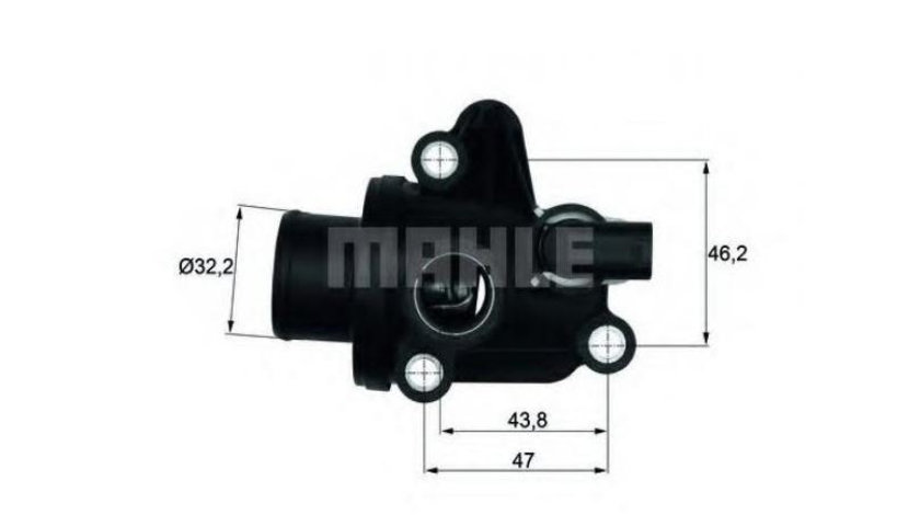 Termostat Mercedes V-CLASS (W447) 2014-2016 #2 1662030075