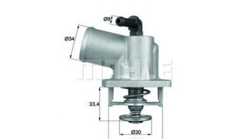 Termostat Opel ASTRA G limuzina (F69_) 1998-2009 #3 1338331