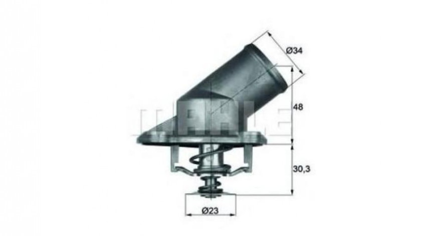 Termostat Opel CORSA C (F08, F68) 2000-2009 #2 12992692