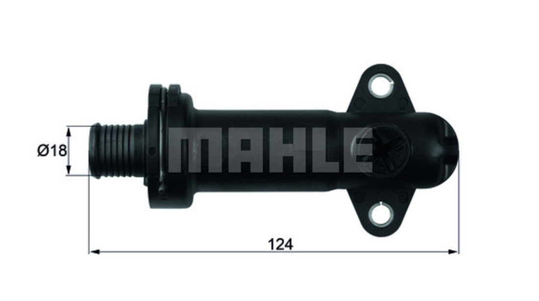 Termostat, racire recirculare gaze evacuare (TE170 MAH) BMW