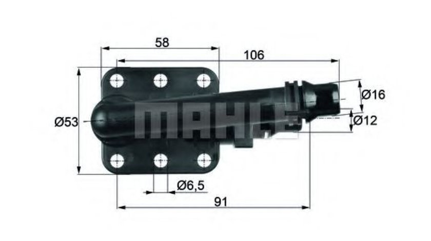 Termostat,racire ulei BMW Seria 5 Touring (E61) (2004 - 2010) MAHLE ORIGINAL TO 5 82 piesa NOUA