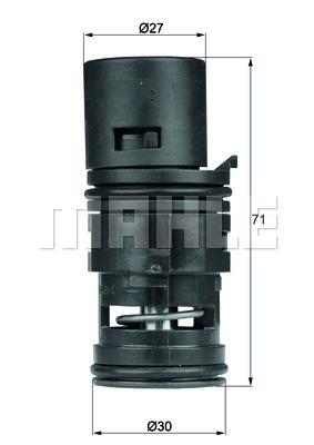 Termostat,racire ulei (TO775 MAH) BMW