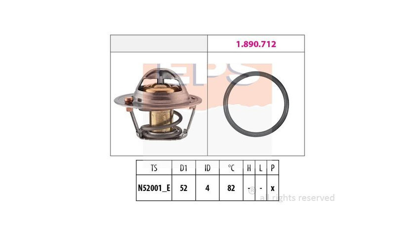 Termostat Subaru JUSTY Mk II (JMA, MS) 1995-2003 #2 1352000015