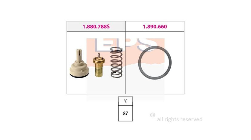 Termostat Volkswagen VW POLO (6R, 6C) 2009-2016 #2 03C121110AA