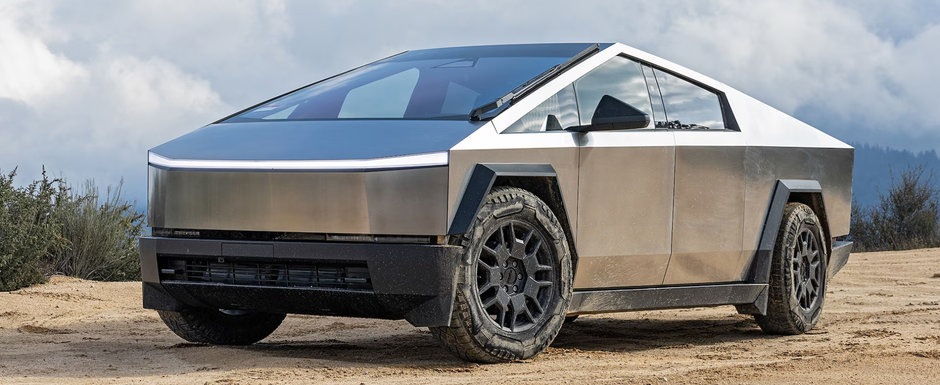 Tesla a prezentat, in sfarsit, varianta de serie a controversatului Cybertruck. Mult anticipata camioneta americana ofera pana la 845 de cai si o caroserie rezistenta la gloante. Cum arata in realitate Tesla a prezentat, in sfarsit, varianta de serie a controversatului Cybertruck. Mult anticipata camioneta americana ofera pana la 845 de cai si o caroserie rezistenta la gloante. Cum arata in realitate