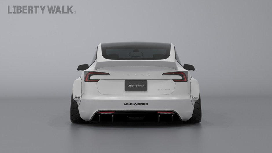 Tesla Model 3 de la Liberty Walk