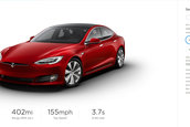 Tesla Model S cu autonomie de 402 mile